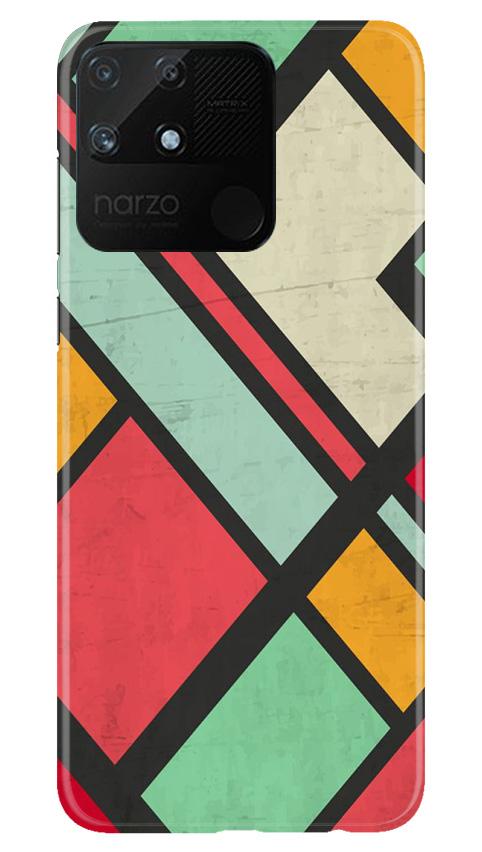 Boxes Case for Realme Narzo 50A (Design - 187)