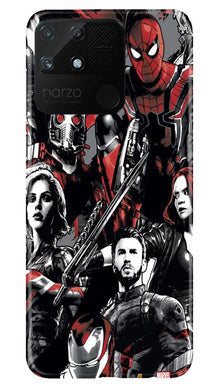 Avengers Mobile Back Case for Realme Narzo 50A (Design - 190)