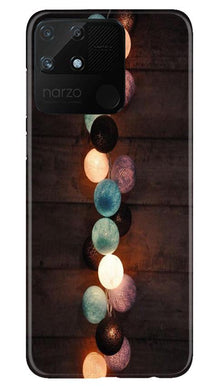 Party Lights Mobile Back Case for Realme Narzo 50A (Design - 209)