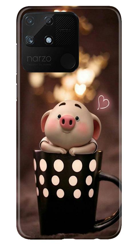 Cute Bunny Case for Realme Narzo 50A (Design No. 213)