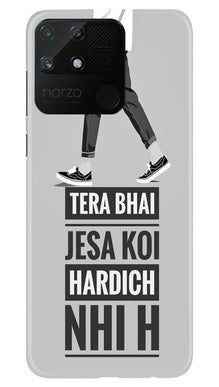 Hardich Nahi Mobile Back Case for Realme Narzo 50A (Design - 214)