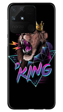 Lion King Mobile Back Case for Realme Narzo 50A (Design - 219)