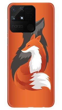 Wolf  Mobile Back Case for Realme Narzo 50A (Design - 224)