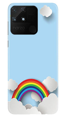 Rainbow Mobile Back Case for Realme Narzo 50A (Design - 225)