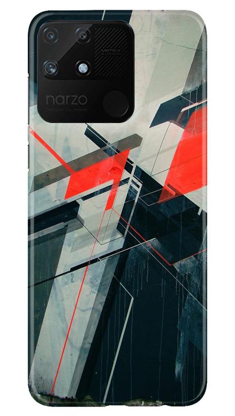 Modern Art Case for Realme Narzo 50A (Design No. 231)