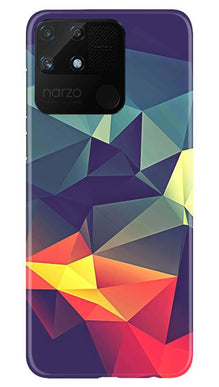 Modern Art Mobile Back Case for Realme Narzo 50A (Design - 232)