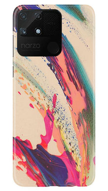 Modern Art Mobile Back Case for Realme Narzo 50A (Design - 234)