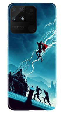 Thor Avengers Mobile Back Case for Realme Narzo 50A (Design - 243)