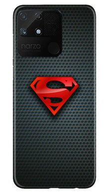 Superman Mobile Back Case for Realme Narzo 50A (Design - 247)