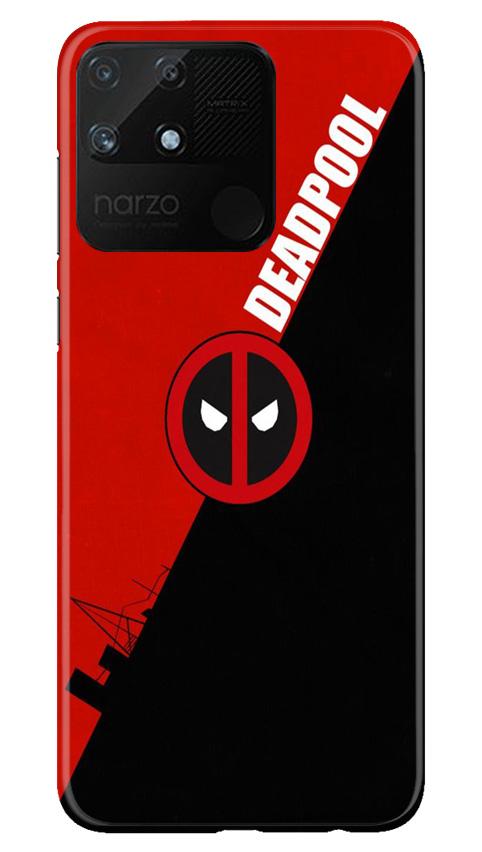 Deadpool Case for Realme Narzo 50A (Design No. 248)