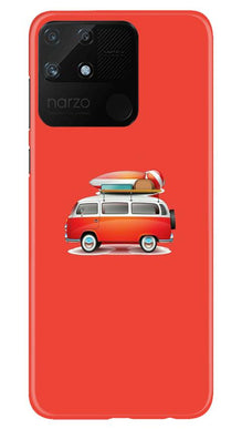 Travel Bus Mobile Back Case for Realme Narzo 50A (Design - 258)