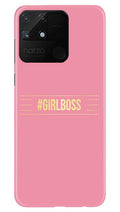 Girl Boss Pink Case for Realme Narzo 50A (Design No. 263)