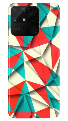 Modern Art Mobile Back Case for Realme Narzo 50A (Design - 271)