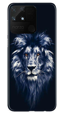 Lion Mobile Back Case for Realme Narzo 50A (Design - 281)