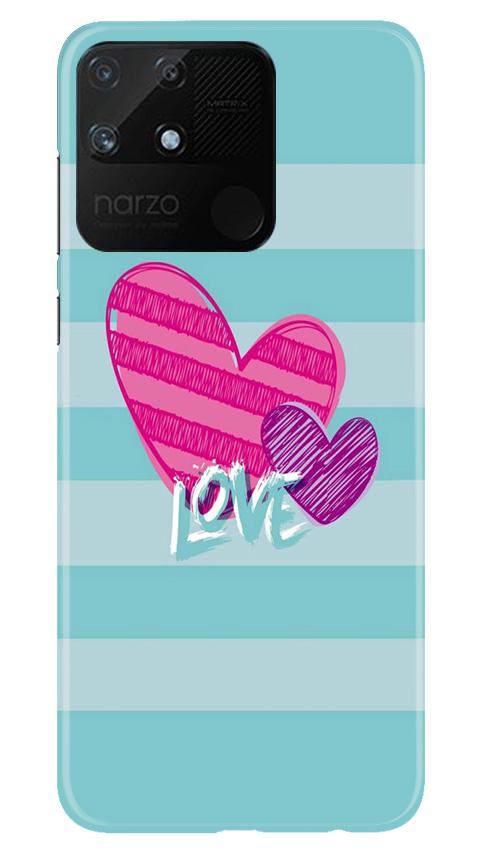 Love Case for Realme Narzo 50A (Design No. 299)