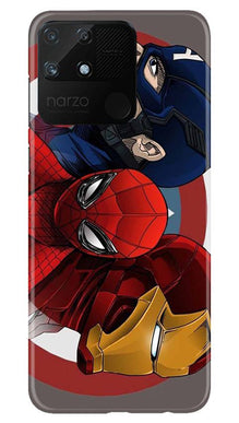 Superhero Mobile Back Case for Realme Narzo 50A (Design - 311)