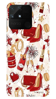 Girlish Mobile Back Case for Realme Narzo 50A (Design - 312)