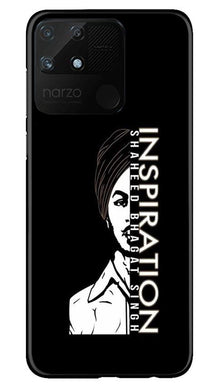 Bhagat Singh Mobile Back Case for Realme Narzo 50A (Design - 329)