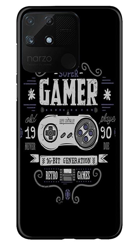 Gamer Mobile Back Case for Realme Narzo 50A (Design - 330)