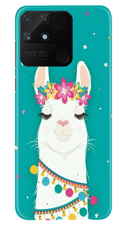 Camel Mobile Back Case for Realme Narzo 50A (Design - 331)