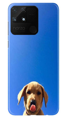 Dog Mobile Back Case for Realme Narzo 50A (Design - 332)