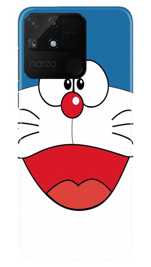 Doremon Mobile Back Case for Realme Narzo 50A (Design - 340)