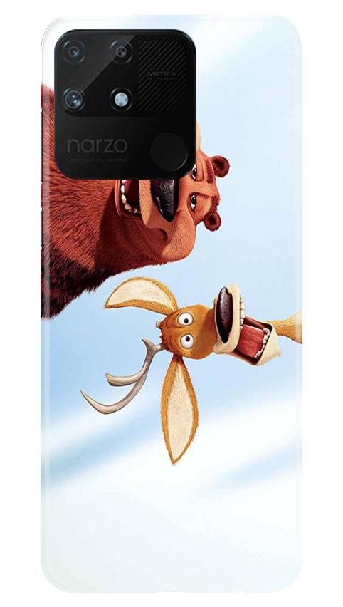 Polar Beer Mobile Back Case for Realme Narzo 50A (Design - 344)