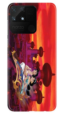 Aladdin Mobile Back Case for Realme Narzo 50A (Design - 345)
