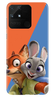 Cartoon Mobile Back Case for Realme Narzo 50A (Design - 346)