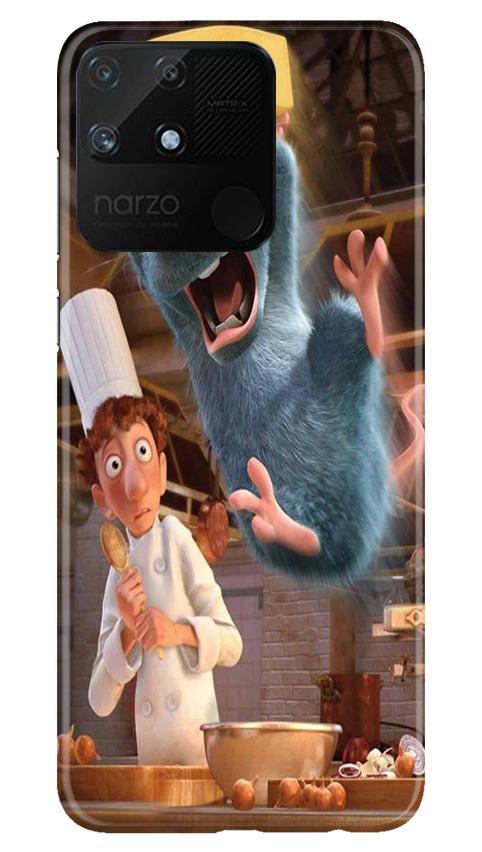 Ratatouille Mobile Back Case for Realme Narzo 50A (Design - 347)