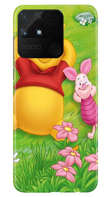 Winnie The Pooh Mobile Back Case for Realme Narzo 50A (Design - 348)