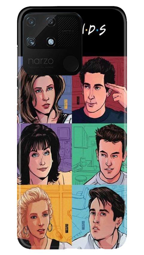 Friends Mobile Back Case for Realme Narzo 50A (Design - 357)