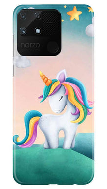 Unicorn Mobile Back Case for Realme Narzo 50A (Design - 366)