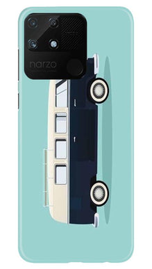 Travel Bus Mobile Back Case for Realme Narzo 50A (Design - 379)