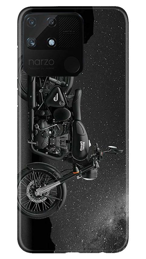 Royal Enfield Mobile Back Case for Realme Narzo 50A (Design - 381)