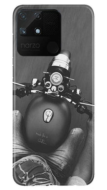 Royal Enfield Mobile Back Case for Realme Narzo 50A (Design - 382)
