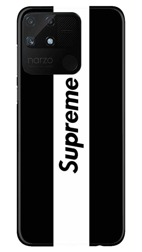 Supreme Mobile Back Case for Realme Narzo 50A (Design - 388)