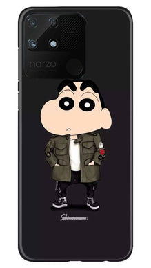 Shin Chan Mobile Back Case for Realme Narzo 50A (Design - 391)