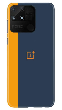 Oneplus Logo Mobile Back Case for Realme Narzo 50A (Design - 395)