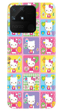 Kitty Mobile Back Case for Realme Narzo 50A (Design - 400)