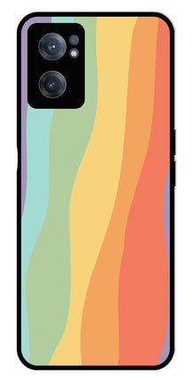 Muted Rainbow Metal Mobile Case for OnePlus Nord CE 2 5G