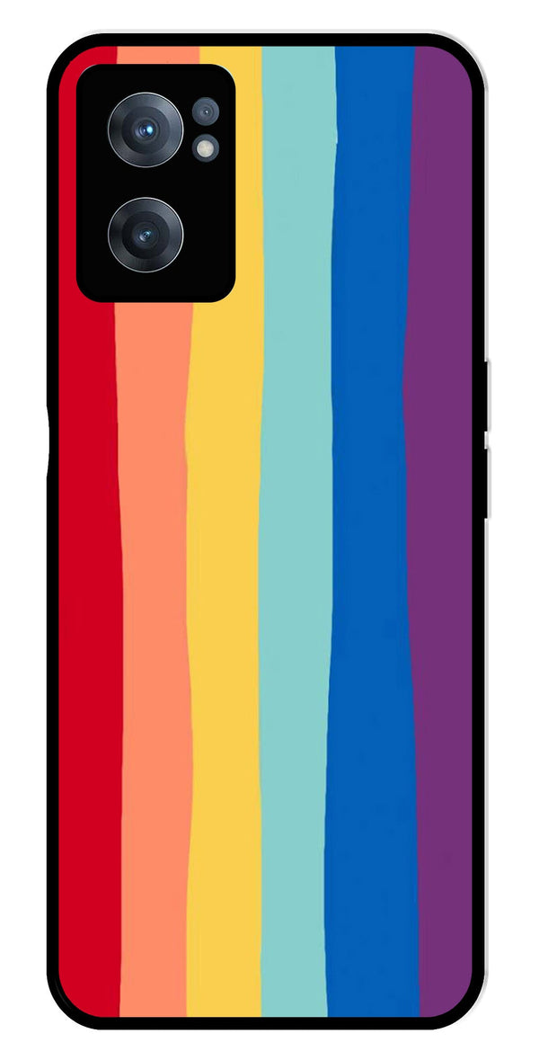 Rainbow MultiColor Metal Mobile Case for OnePlus Nord CE 2 5G