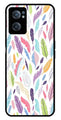 Colorful Feathers Metal Mobile Case for OnePlus Nord CE 2 5G