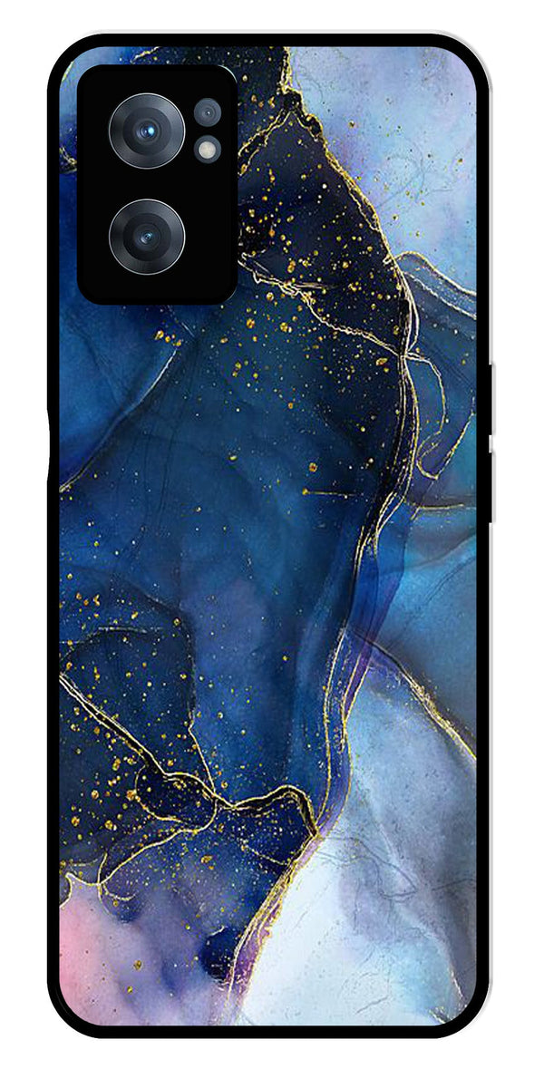 Blue Marble Metal Mobile Case for OnePlus Nord CE 2 5G