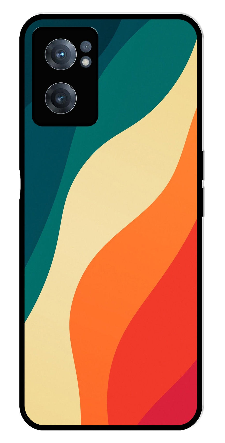 Muted Rainbow Metal Mobile Case for OnePlus Nord CE 2 5G