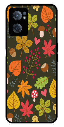 Leaves Design Metal Mobile Case for OnePlus Nord CE 2 5G
