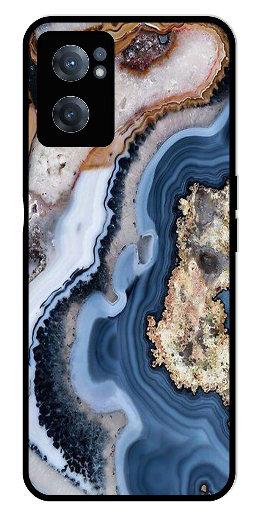 Marble Design Metal Mobile Case for OnePlus Nord CE 2 5G