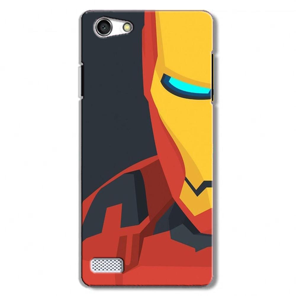 Iron Man Superhero Case for Oppo A31/Neo 5  (Design - 120)