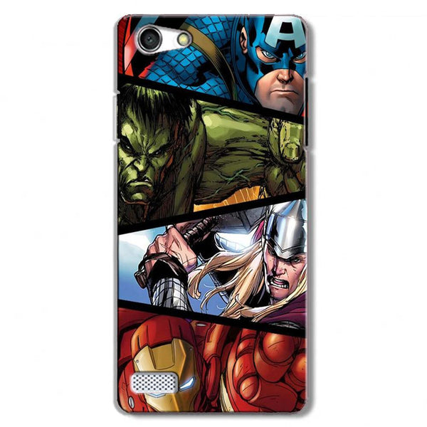 Avengers Superhero Case for Oppo A31/Neo 5  (Design - 124)
