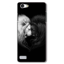 Dark White Lion Case for Oppo A31/Neo 5  (Design - 140)